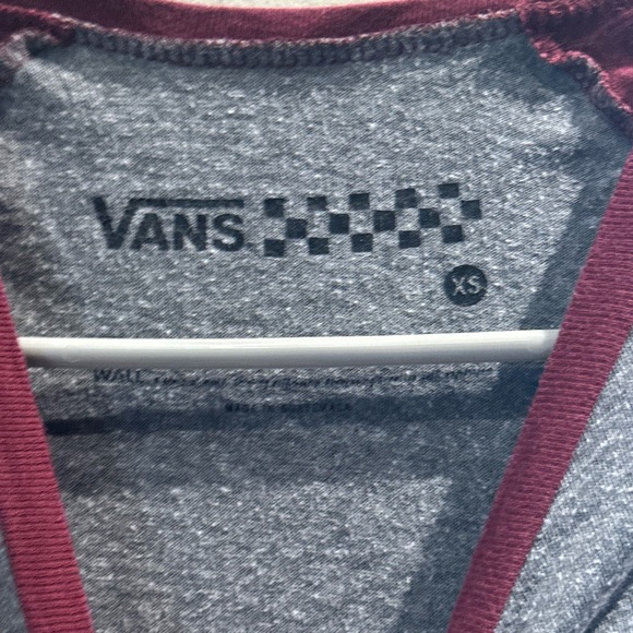 Vans tee, grey and maroon - Picture 2 of 2